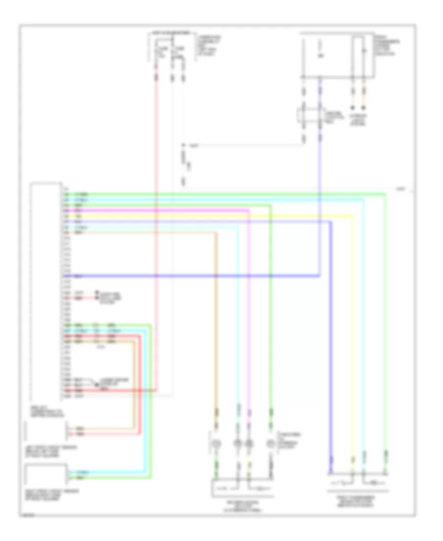 Supplemental Restraints Wiring Diagram Except Hybrid 1 of 3 for Honda Accord EX 2014