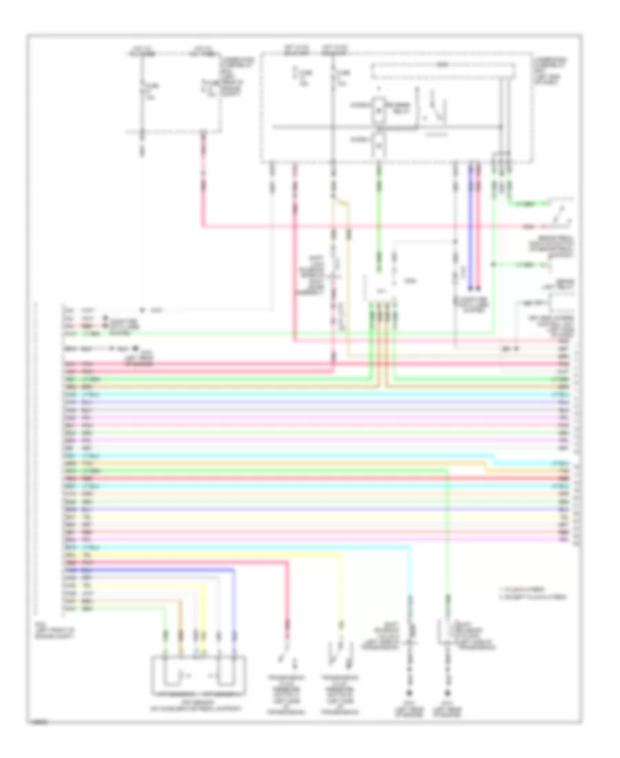Transmission Wiring Diagram, Hybrid (1 of 2) for Honda Accord EX 2014