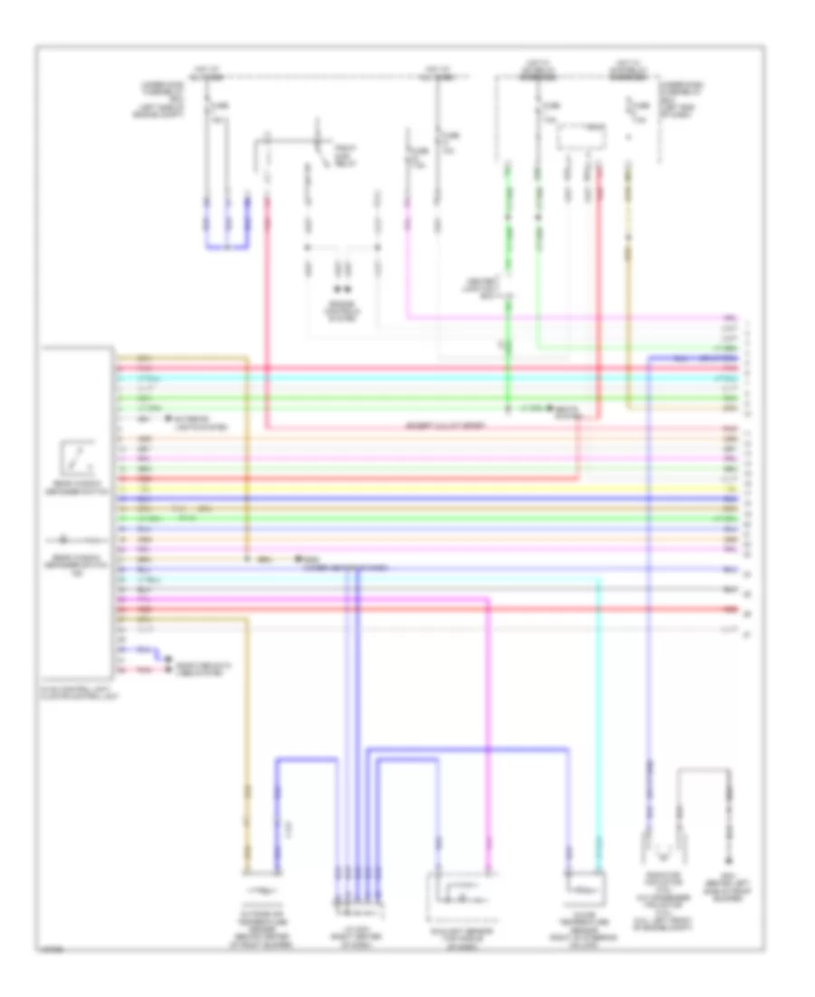 Automatic AC Wiring Diagram, Except Hybrid (1 of 3) for Honda Accord EX 2014