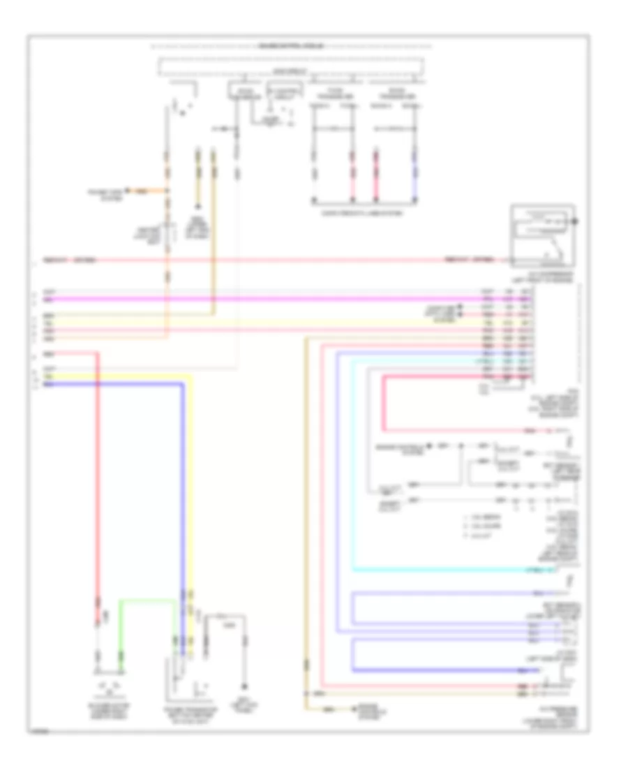 Automatic AC Wiring Diagram, Except Hybrid (3 of 3) for Honda Accord EX 2014