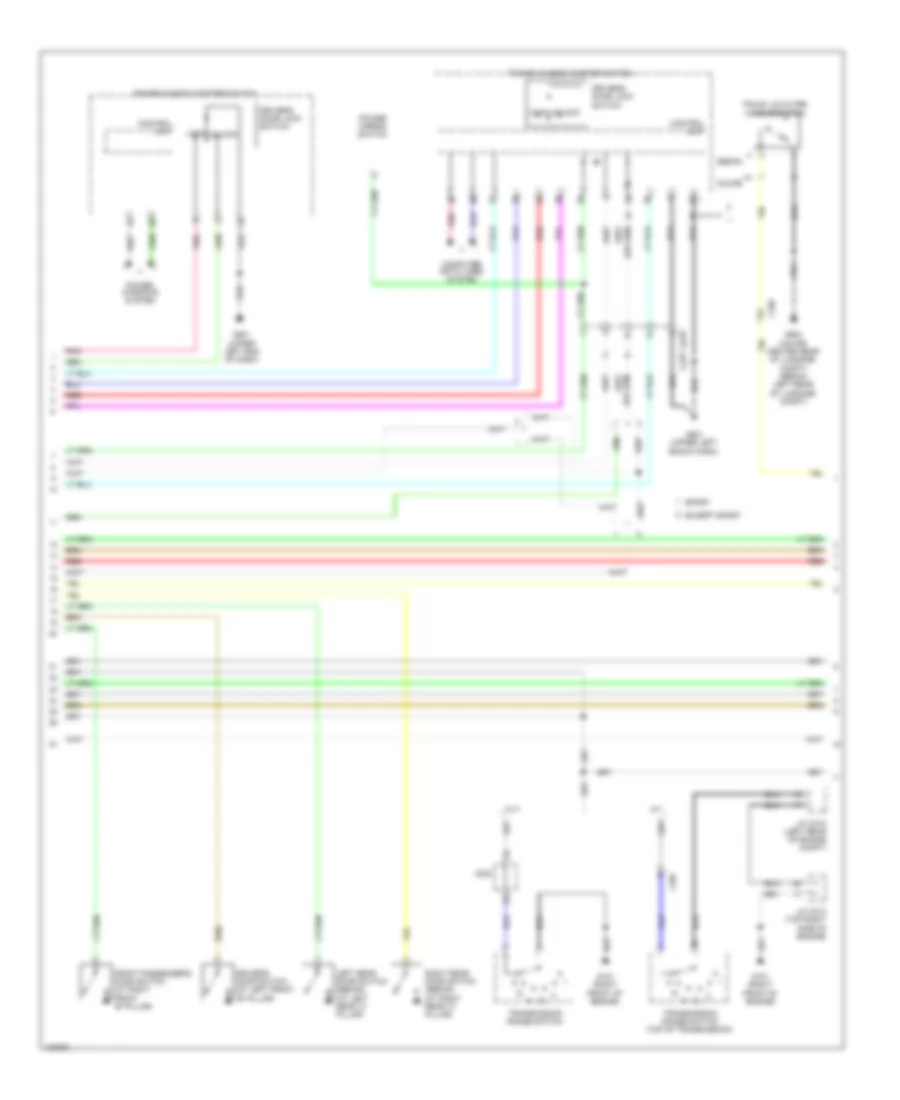 Forced Entry Wiring Diagram Except Hybrid 5 of 6 for Honda Accord EX 2014