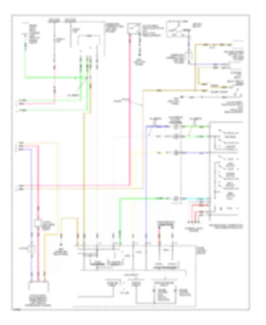 Cruise Control Wiring Diagram, Except Hybrid (2 of 2) for Honda Accord EX 2014