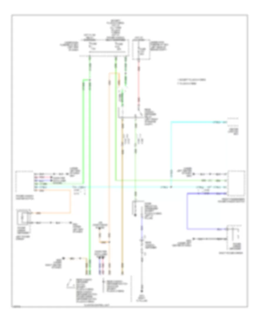 Defoggers Wiring Diagram, Hybrid for Honda Accord EX 2014