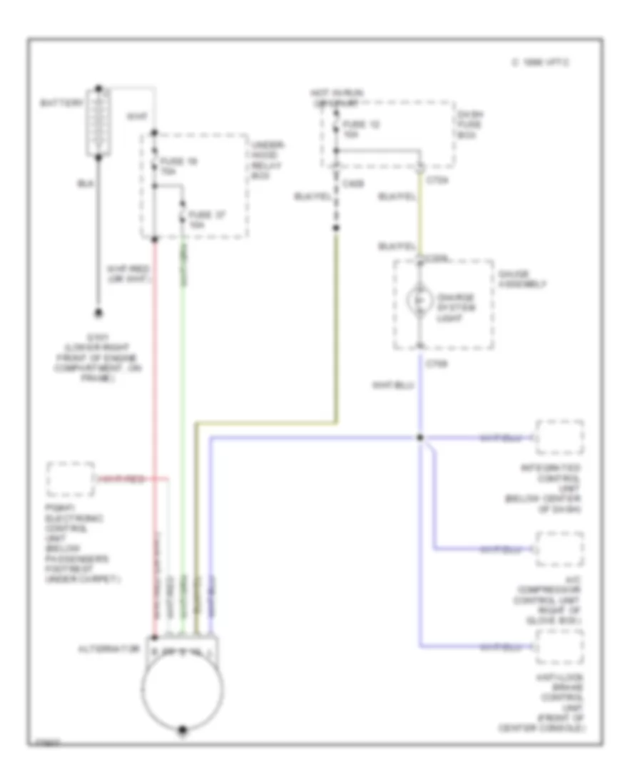 Charging Wiring Diagram for Honda Prelude 2 0 Si 1991