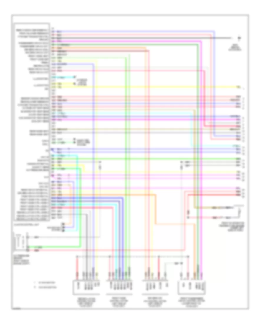 Automatic AC Wiring Diagram (1 of 3) for Honda Pilot EX 2009