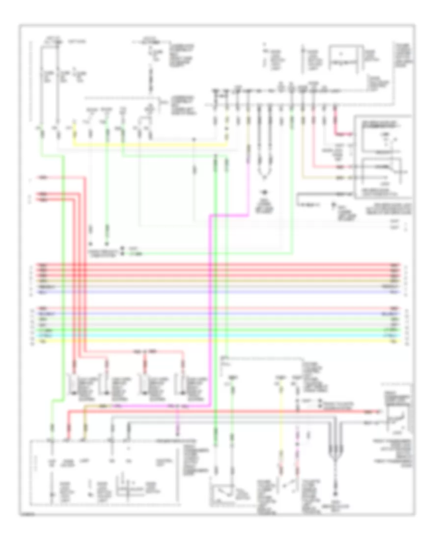 Forced Entry Wiring Diagram 2 of 3 for Honda Pilot EX 2009