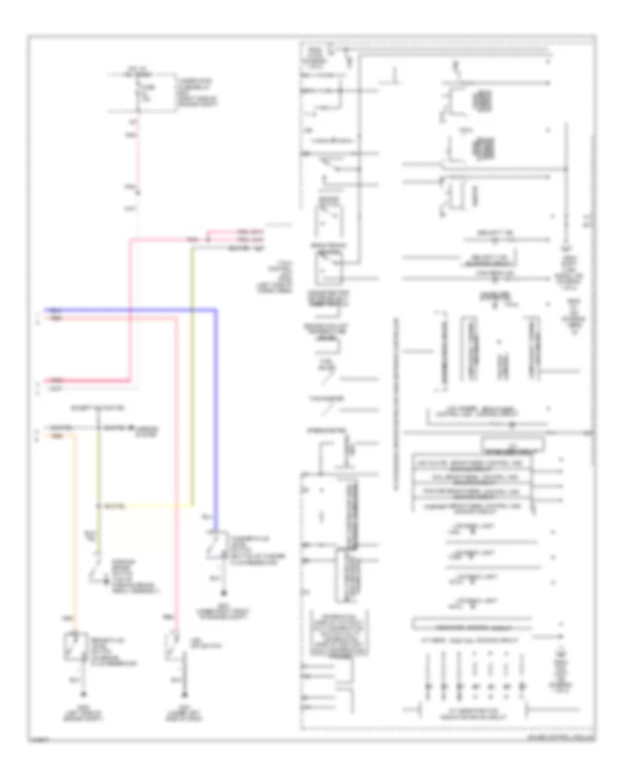 Instrument Cluster Wiring Diagram 2 of 2 for Honda Pilot EX 2009