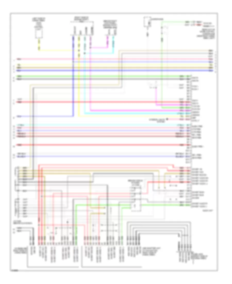 Navigation Wiring Diagram (4 of 6) for Honda Pilot EX 2009