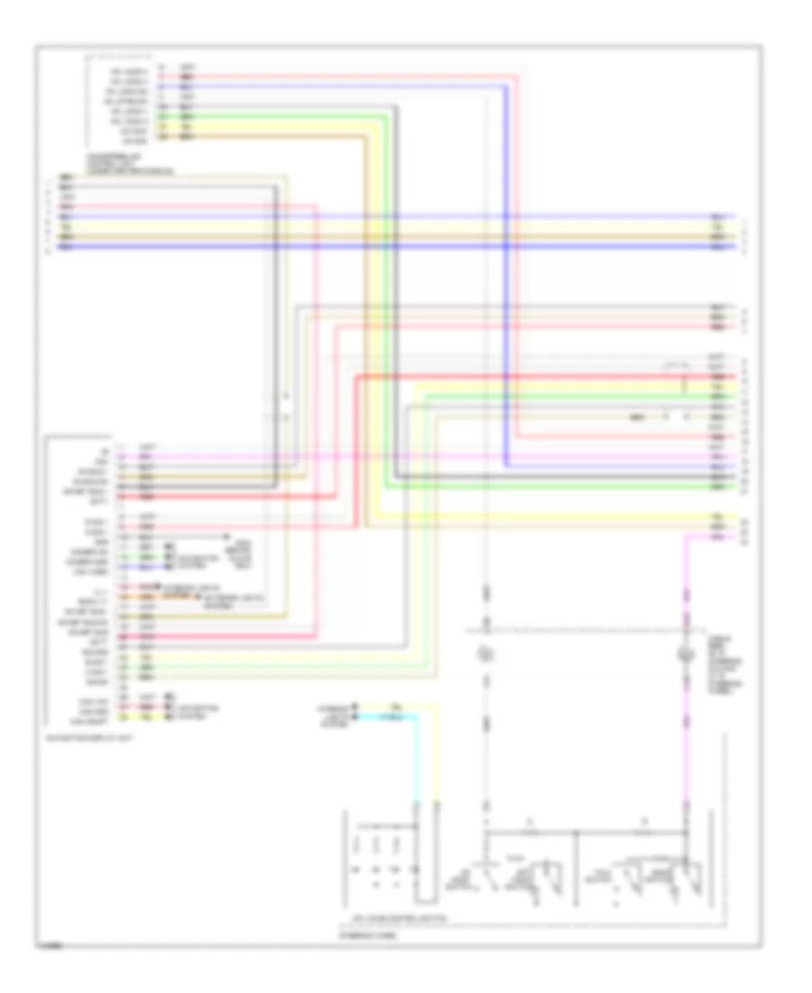Navigation Wiring Diagram (5 of 6) for Honda Pilot EX 2009