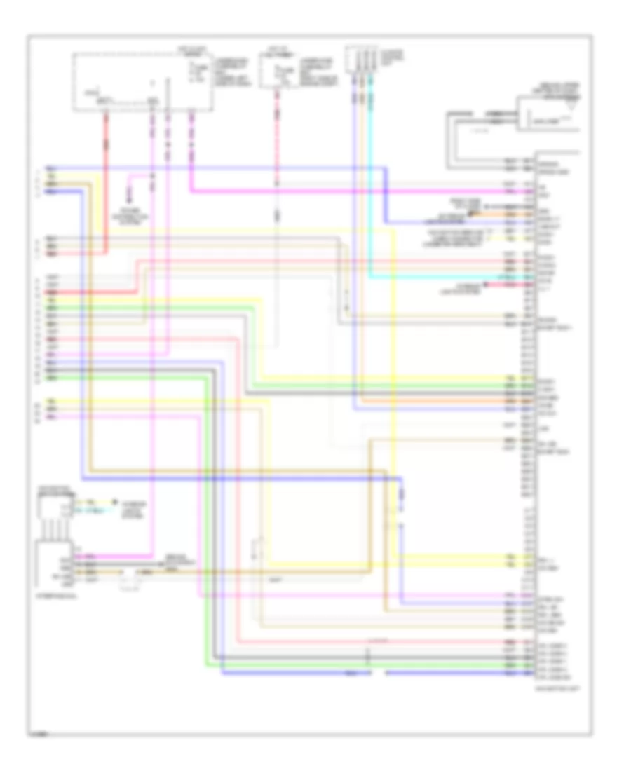 Navigation Wiring Diagram (6 of 6) for Honda Pilot EX 2009