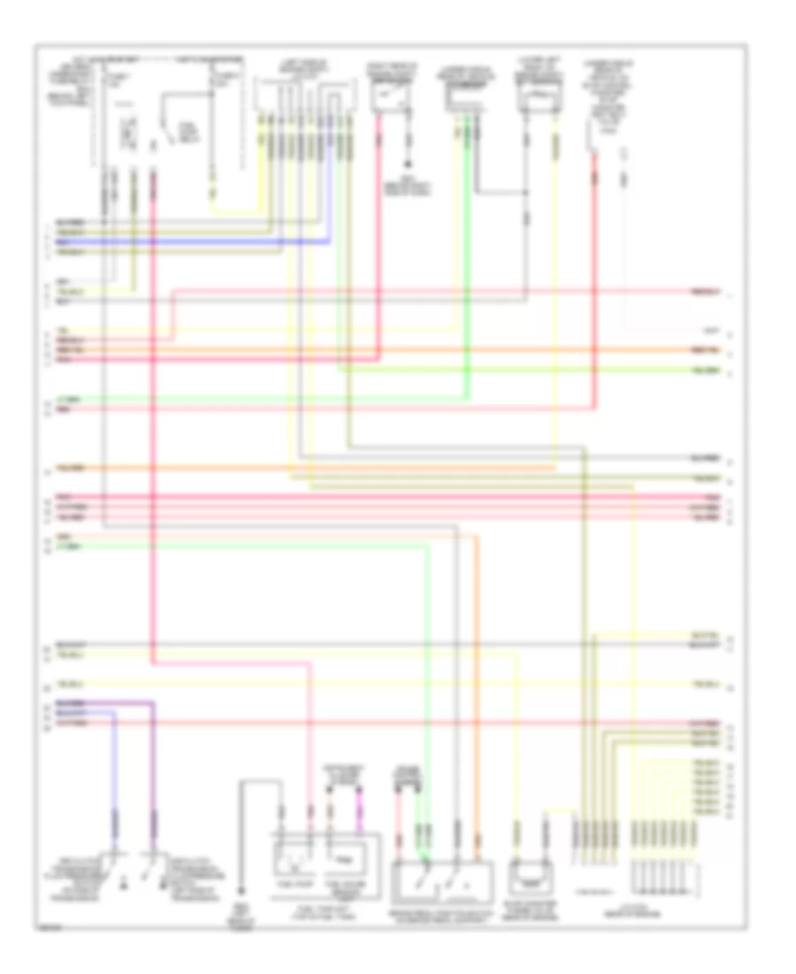2.4L, Engine Performance Wiring Diagram (2 of 5) for Honda Accord LX 2008