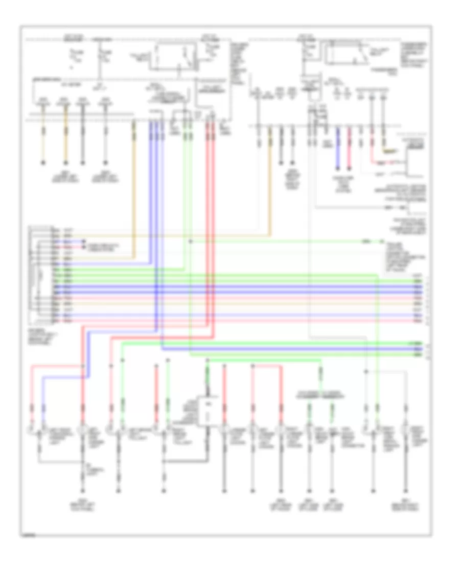 Exterior Lamps Wiring Diagram 1 of 2 for Honda Accord LX 2008