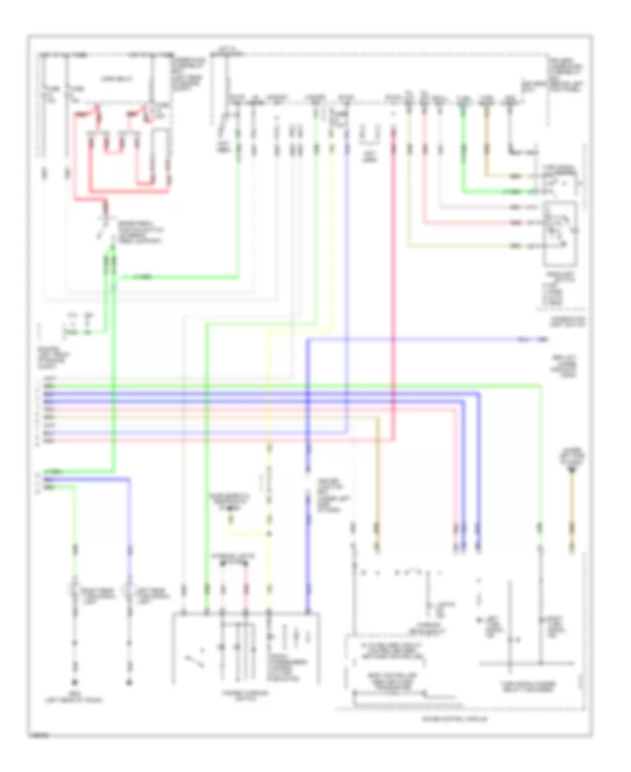 Exterior Lamps Wiring Diagram 2 of 2 for Honda Accord LX 2008