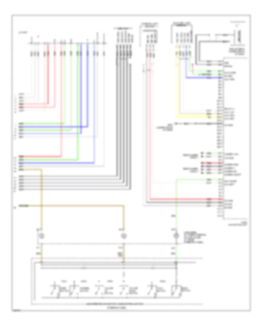 Navigation Wiring Diagram 3 of 3 for Honda Element EX 2011