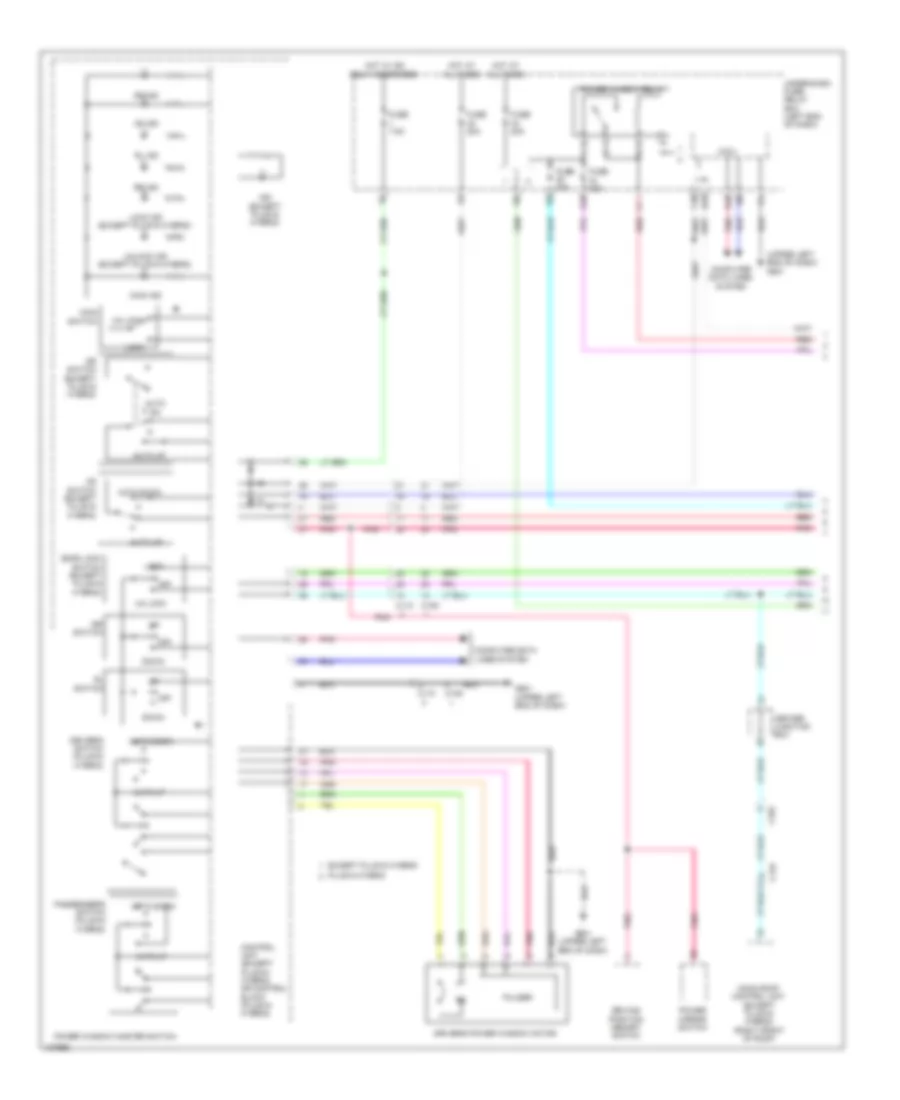 Power Windows Wiring Diagram, Hybrid (1 of 2) for Honda Accord EX-L 2014