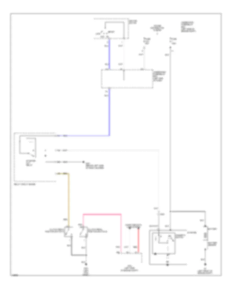 2.4L, Starting Wiring Diagram, Sedan MT for Honda Accord EX-L 2014