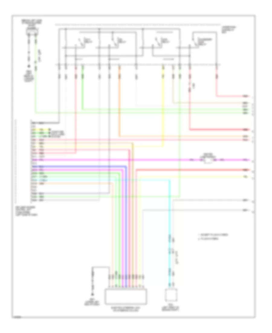 Forced Entry Wiring Diagram Hybrid 1 of 6 for Honda Accord EX L 2014