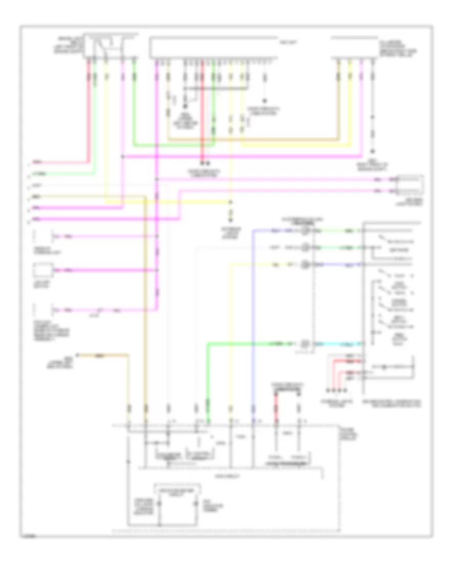 Adaptive Cruise Control Wiring Diagram, Except Hybrid (2 of 2) for Honda Accord EX-L 2014
