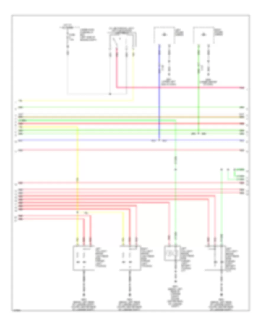 Exterior Lamps Wiring Diagram Except Hybrid 3 of 4 for Honda Accord EX L 2014