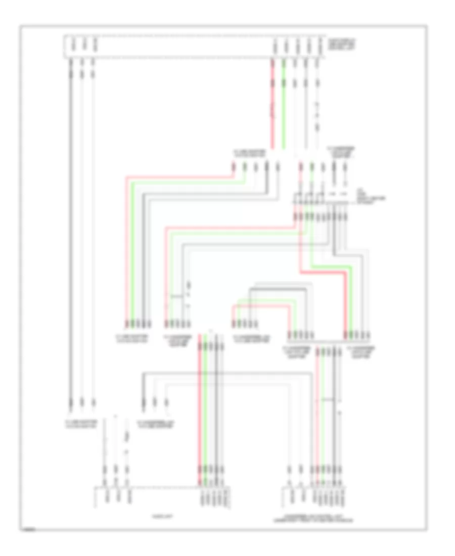 GA NET Bus GA NET Audio Wiring Diagram without Navigation without XM Radio for Honda Pilot EX 2014