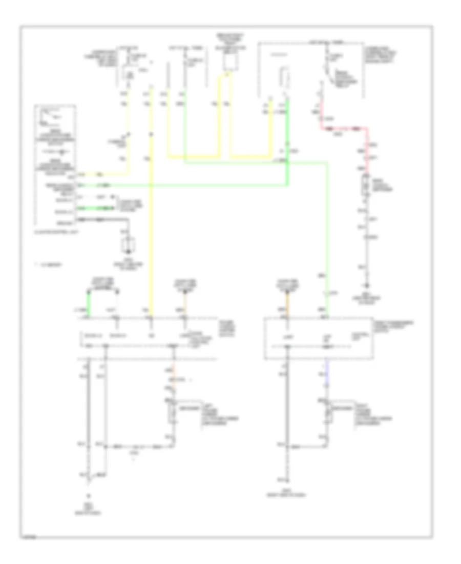 Defoggers Wiring Diagram for Honda Pilot EX 2014