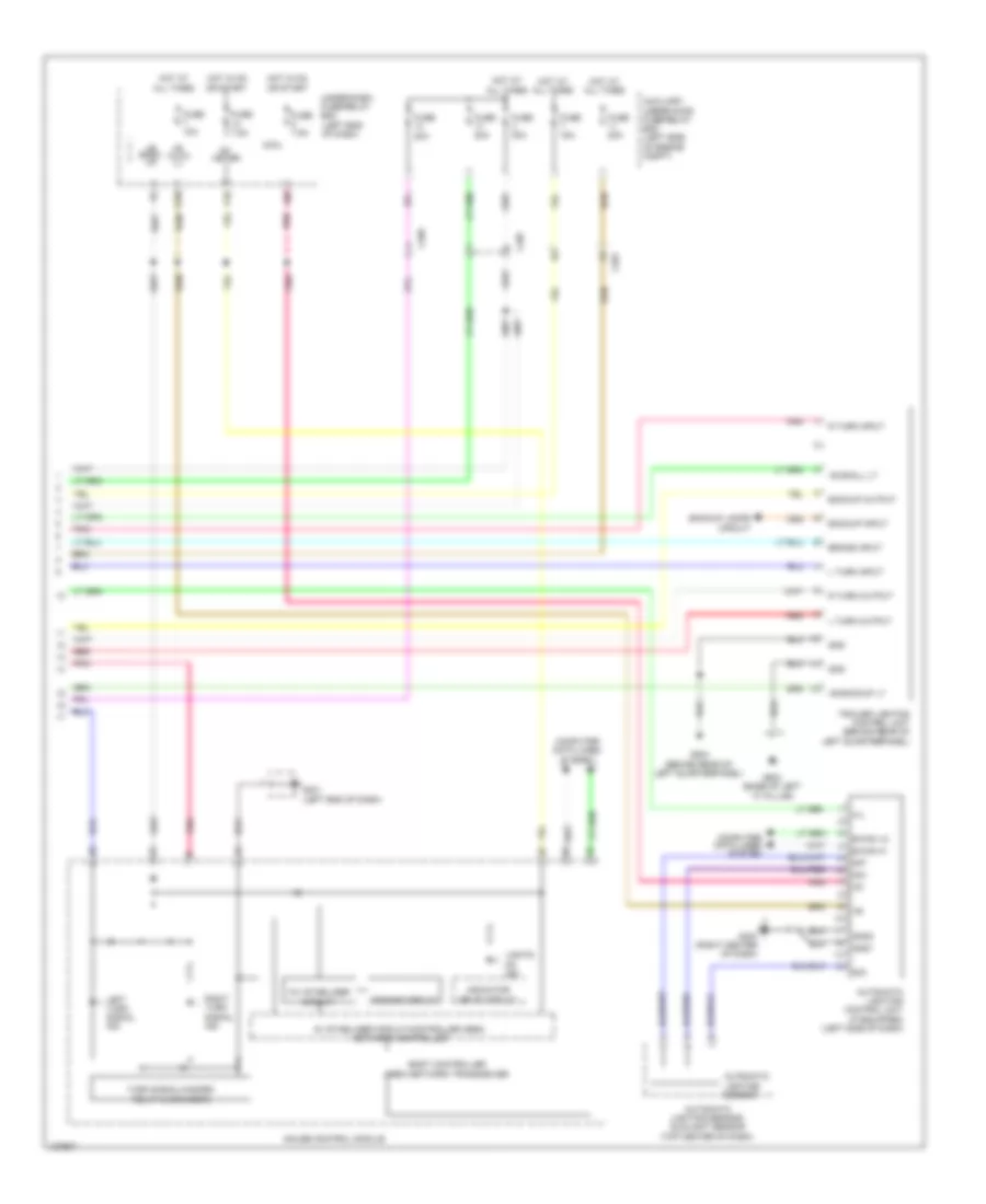 Exterior Lamps Wiring Diagram with Factory Installed Trailer Lighting Connector 4 of 4 for Honda Pilot EX 2014