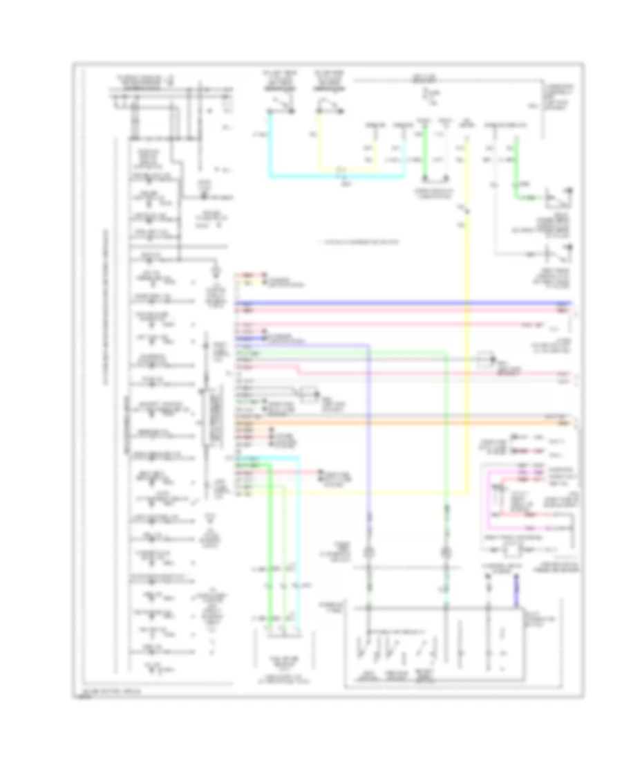 Instrument Cluster Wiring Diagram 1 of 2 for Honda Pilot EX 2014