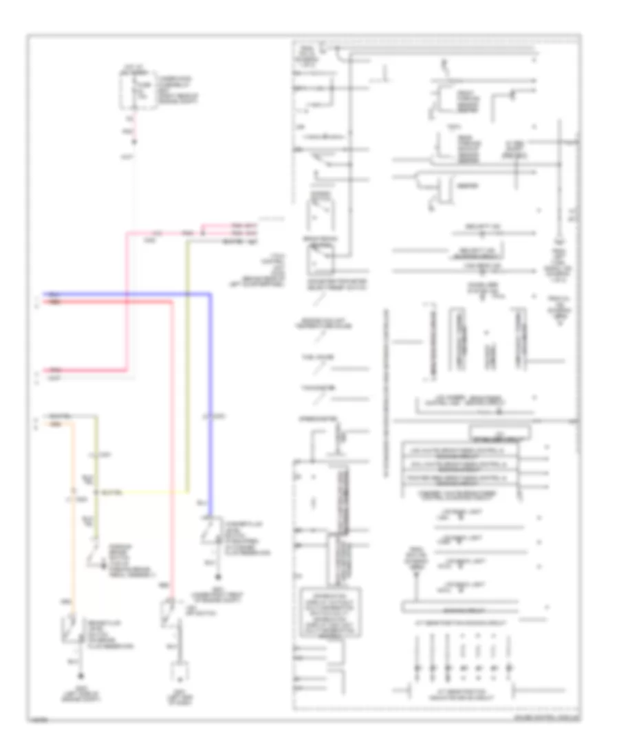 Instrument Cluster Wiring Diagram (2 of 2) for Honda Pilot EX 2014