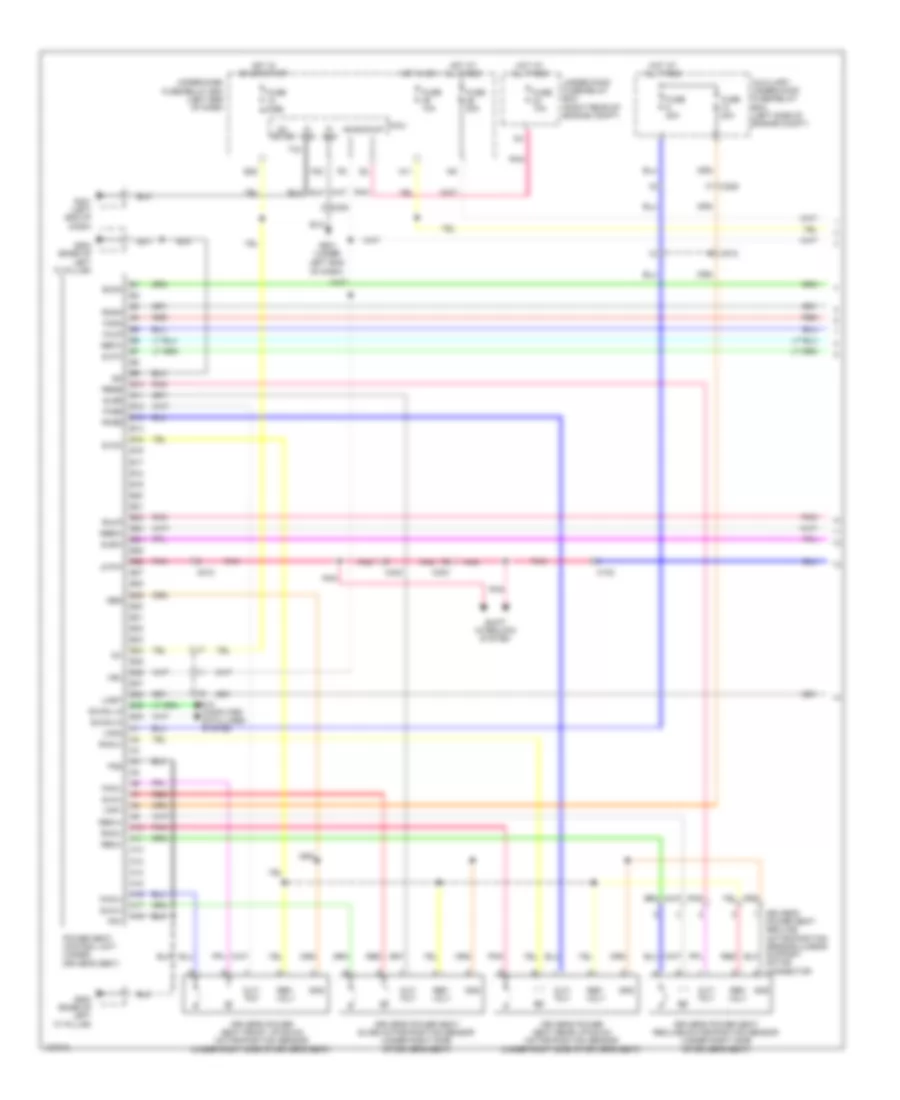 Memory Seat Wiring Diagram (1 of 2) for Honda Pilot EX 2014