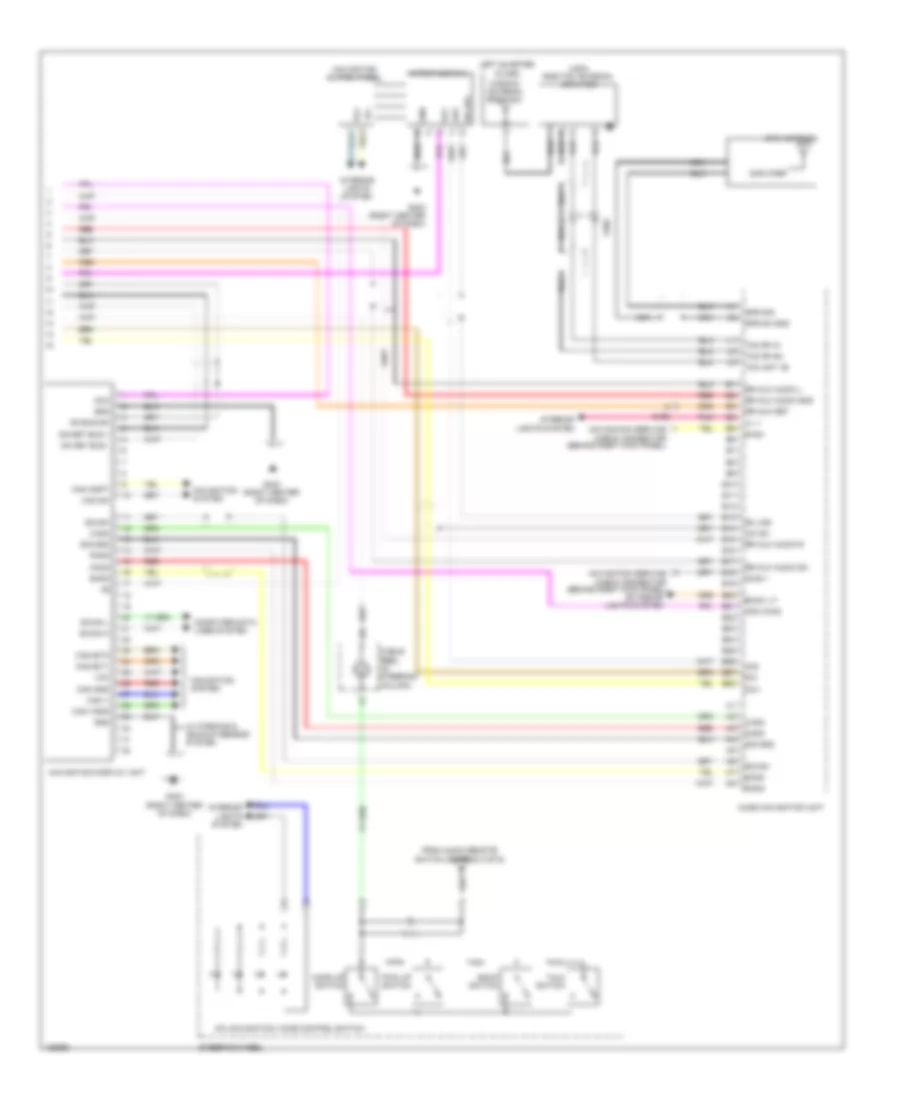 Navigation Wiring Diagram 6 of 6 for Honda Pilot EX 2014