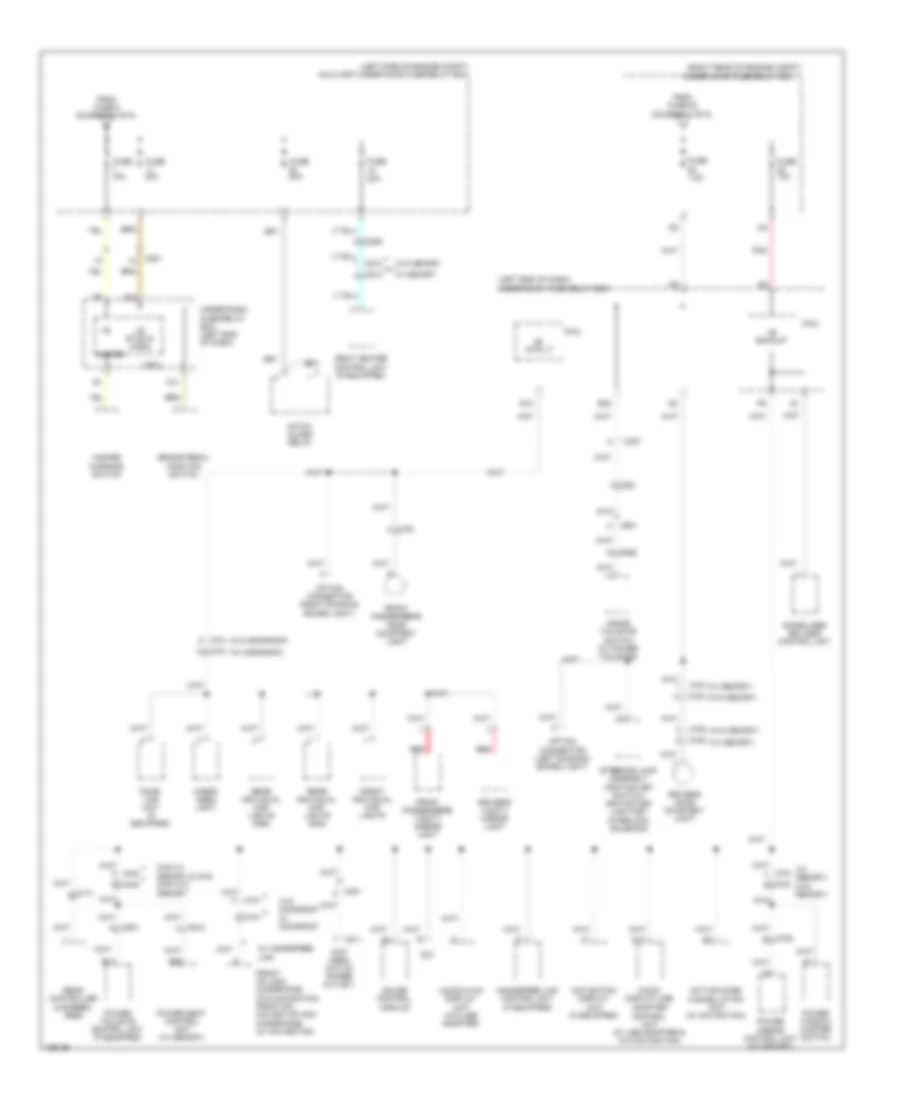 Power Distribution Wiring Diagram (4 of 9) for Honda Pilot EX 2014