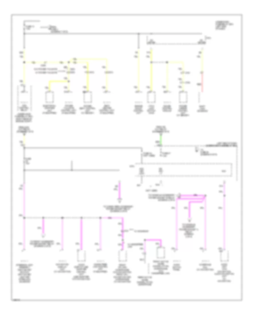 Power Distribution Wiring Diagram 8 of 9 for Honda Pilot EX 2014