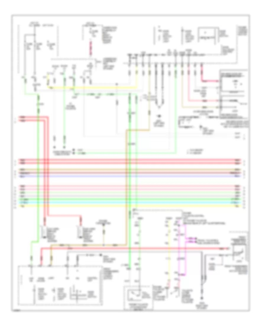 Power Door Locks Wiring Diagram (2 of 3) for Honda Pilot EX 2014