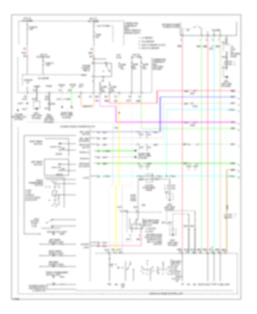 Power Windows Wiring Diagram 1 of 2 for Honda Pilot EX 2014