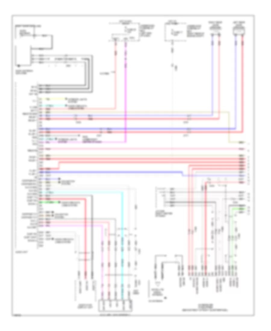 Base Radio Wiring Diagram 1 of 3 for Honda Pilot EX 2014