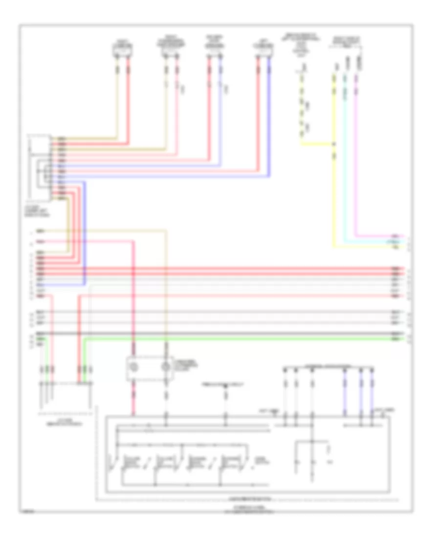 Base Radio Wiring Diagram (2 of 3) for Honda Pilot EX 2014