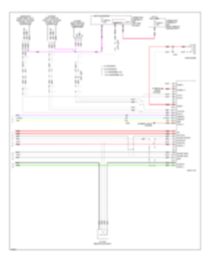 Base Radio Wiring Diagram (3 of 3) for Honda Pilot EX 2014
