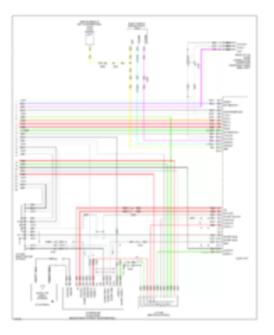 Premium Radio Wiring Diagram without Navigation 5 of 5 for Honda Pilot EX 2014