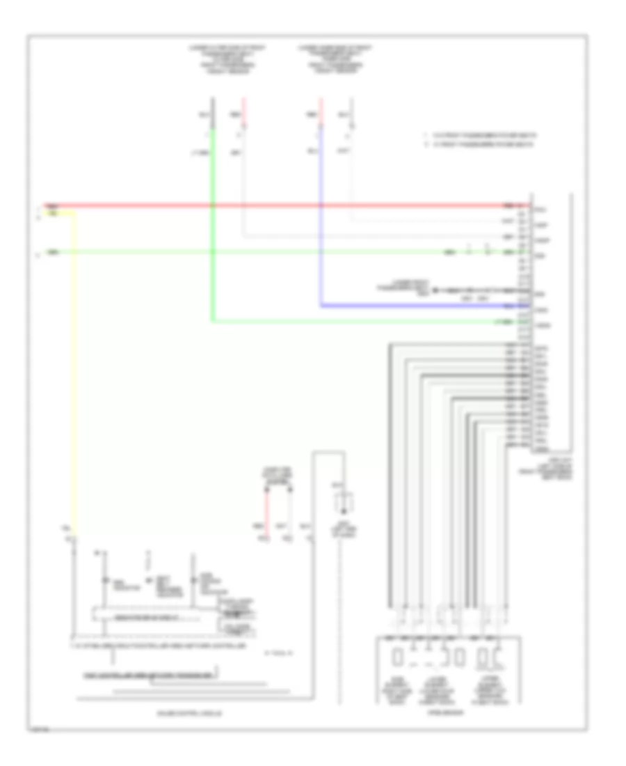 Supplemental Restraints Wiring Diagram (3 of 3) for Honda Pilot EX 2014