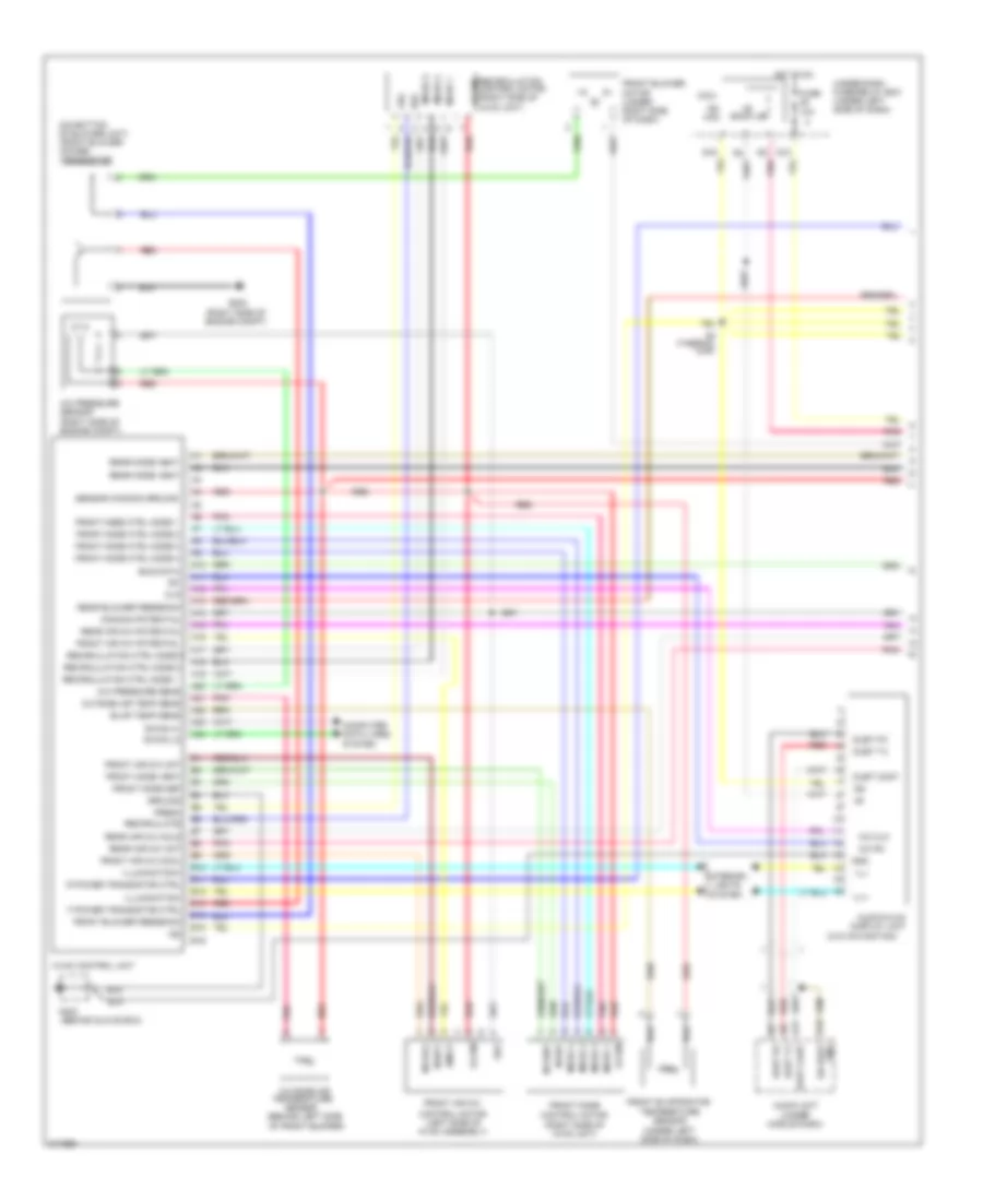 Manual AC Wiring Diagram (1 of 3) for Honda Pilot LX 2009