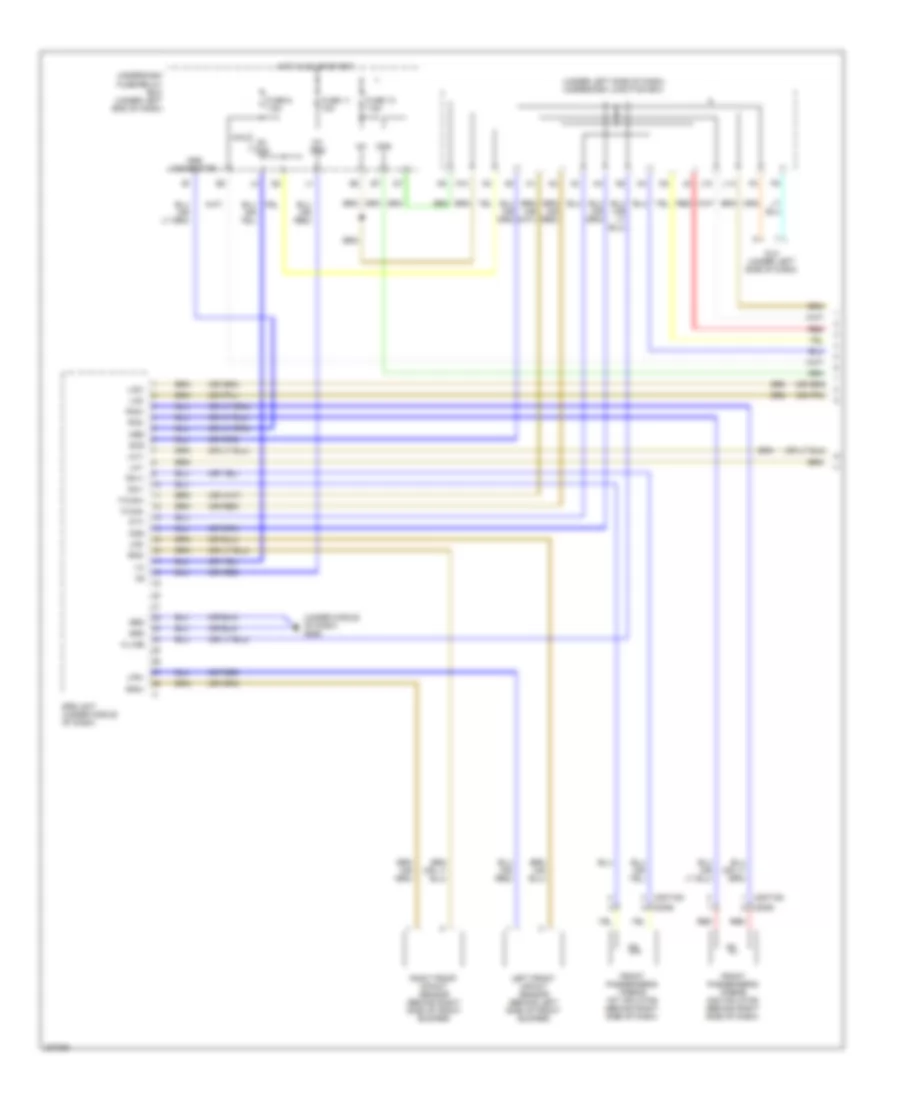 Supplemental Restraints Wiring Diagram Hybrid 1 of 4 for Honda Civic DX 2008