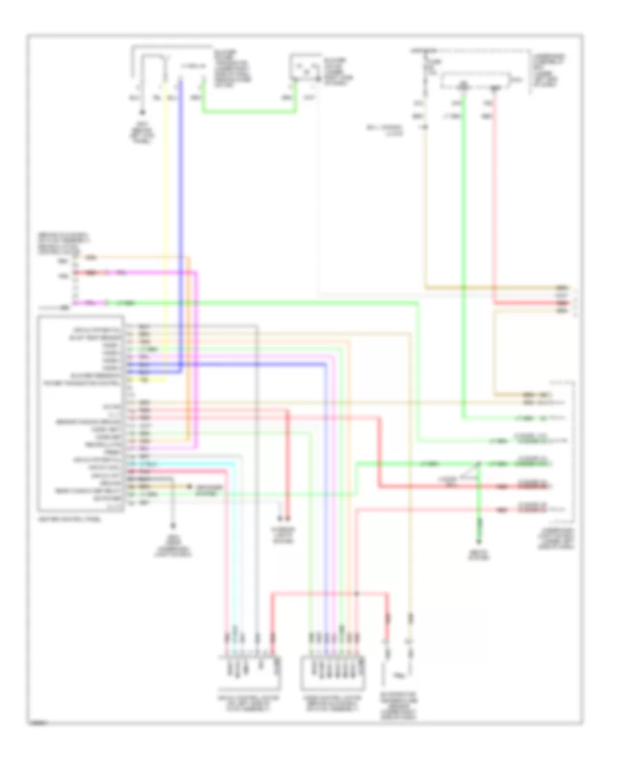 Manual AC Wiring Diagram, Except Hybrid (1 of 2) for Honda Civic DX 2008