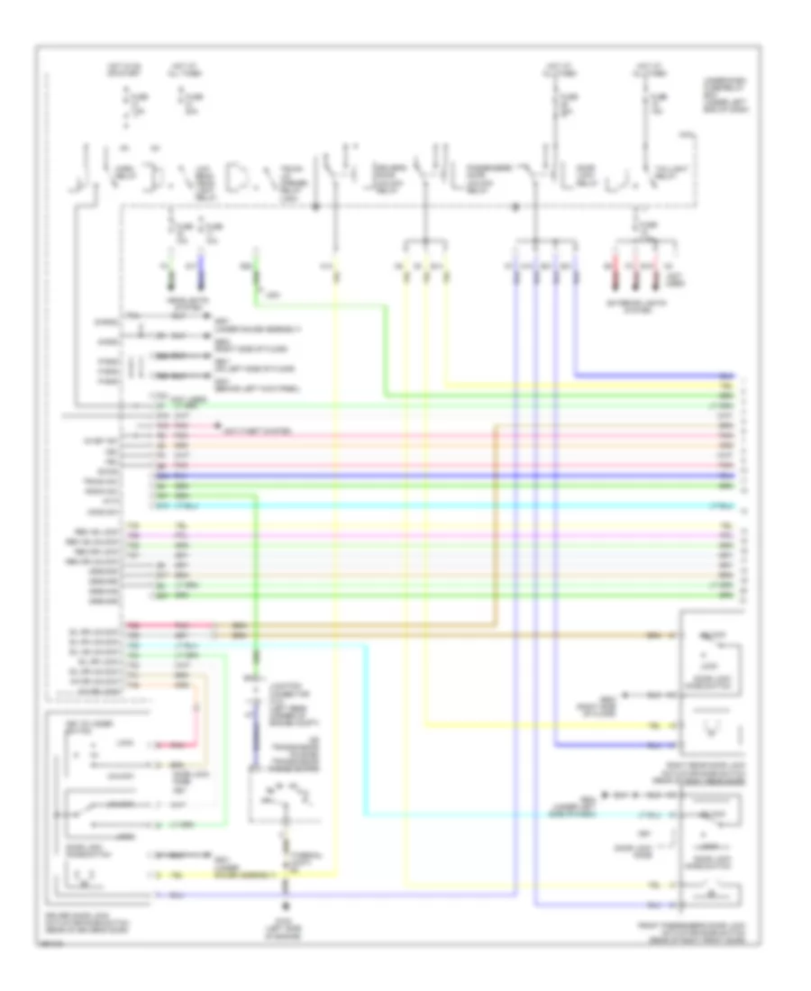 Forced Entry Wiring Diagram Hybrid 1 of 2 for Honda Civic DX 2008