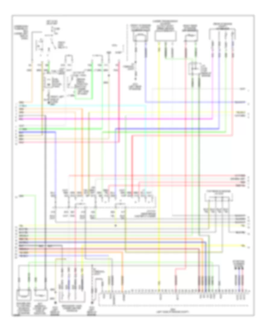 2.0L, Engine Performance Wiring Diagram, SI (2 of 3) for Honda Civic DX 2008