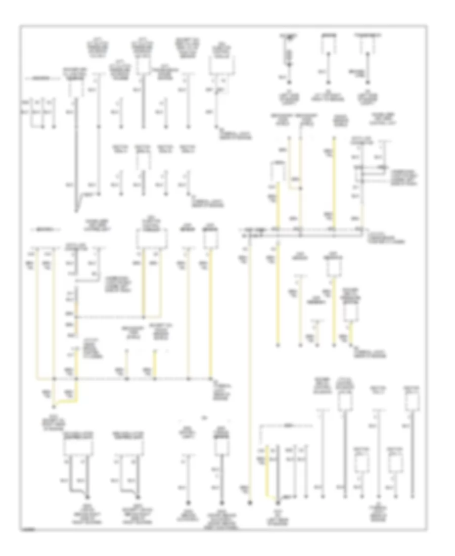 Ground Distribution Wiring Diagram Except Hybrid 1 of 3 for Honda Civic DX 2008