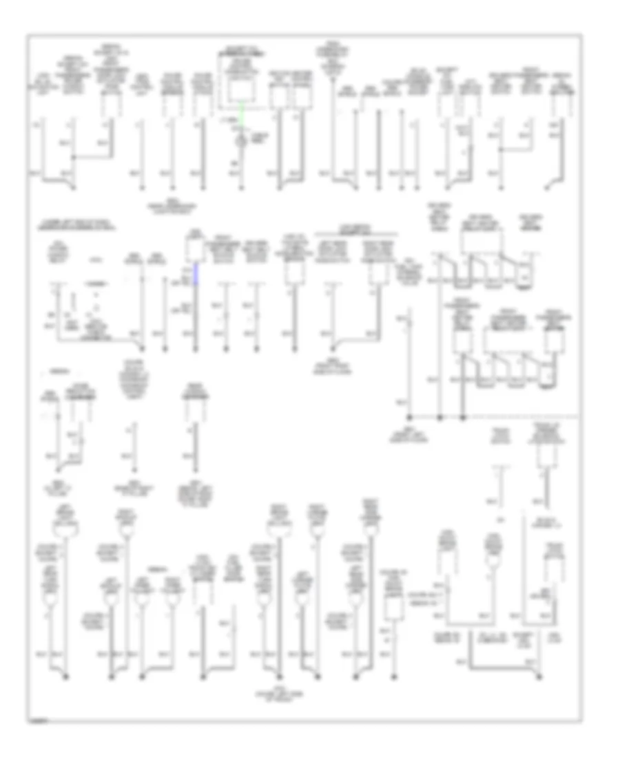 Ground Distribution Wiring Diagram Except Hybrid 3 of 3 for Honda Civic DX 2008