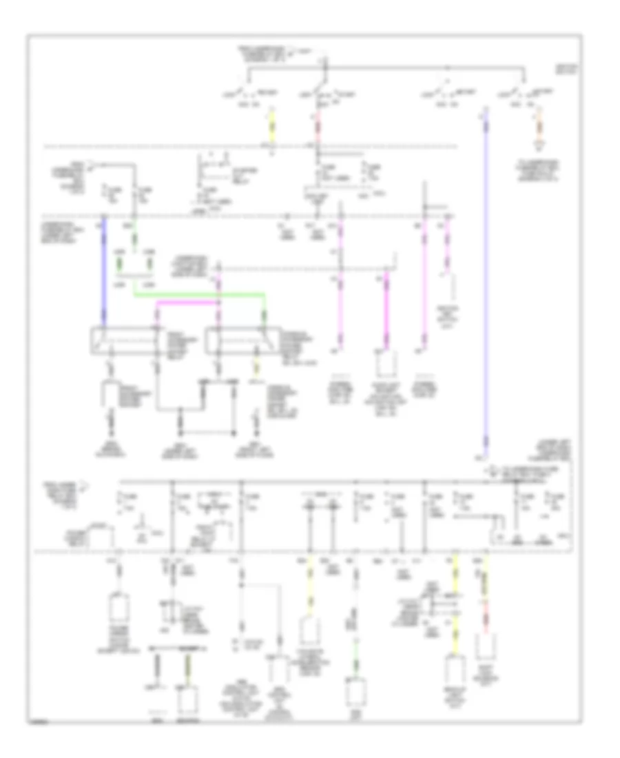 Power Distribution Wiring Diagram Except Hybrid 2 of 3 for Honda Civic DX 2008