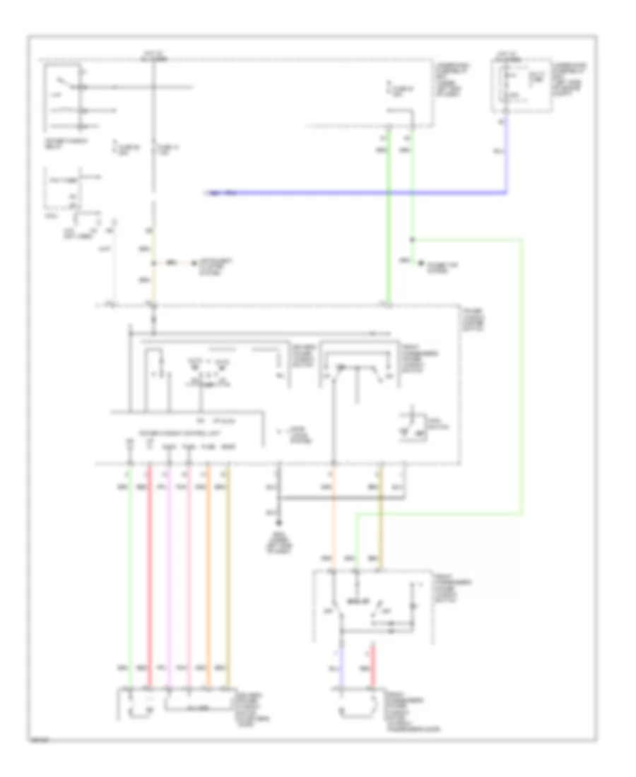 Power Windows Wiring Diagram 2 Door LX EX SI EX L for Honda Civic DX 2008