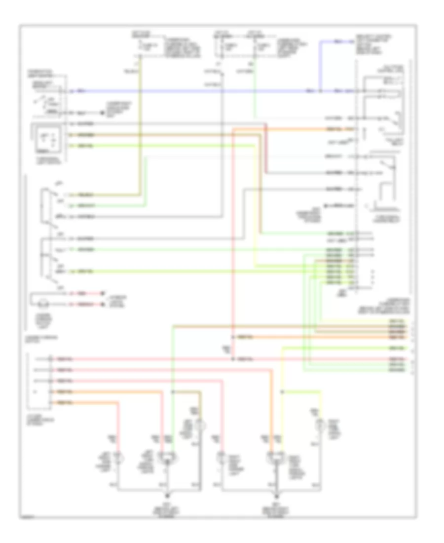 Exterior Lamps Wiring Diagram (1 of 2) for Honda Element LX 2011