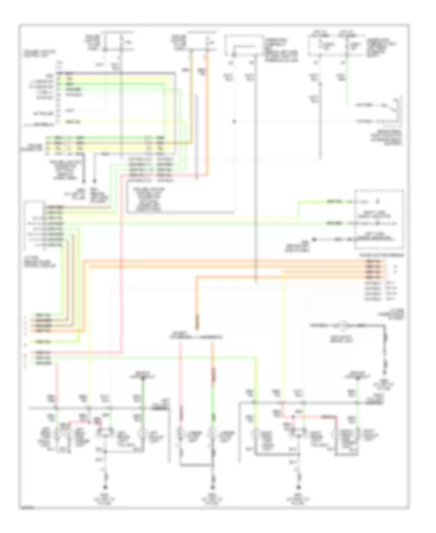 Exterior Lamps Wiring Diagram 2 of 2 for Honda Element LX 2011